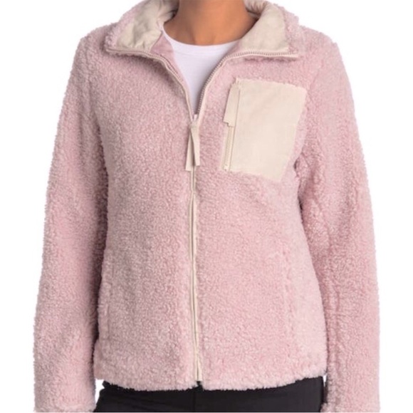 Fuzzy Jacket $149 Boundless North 
Sold by Nordstrom 
Pink Sz Small Pale Pink - Picture 3 of 9